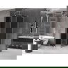 Mexen Velar L плъзгаща се душ кабина 120 x 120 см, графит, хром - 871-120-120-43-01