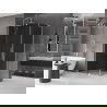 Mexen Velar L плъзгаща се душ кабина 120 x 80 см, графит, хром - 871-120-080-43-01
