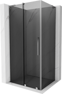 Mexen Velar L плъзгаща се душ кабина 120 x 100 см, графит, хром - 871-120-100-43-01
