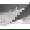 Mexen Velar L плъзгаща се душ кабина 100 x 80 cm, прозрачна, бяла - 871-100-080-03-20