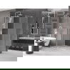 Mexen Velar L плъзгаща се душ кабина 120 x 80 см, скреж, бяла - 871-120-080-33-20