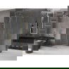 Mexen Velar L плъзгаща се душ кабина 100 x 100 см, прозрачна, златна - 871-100-100-03-50