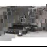 Mexen Velar L плъзгаща се душ кабина 120 x 120 cm, прозрачна, златна - 871-120-120-03-50
