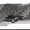 Mexen Velar L плъзгаща се душ кабина 120 x 110 cm, прозрачна, златна - 871-120-110-03-50
