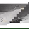 Mexen Velar L плъзгаща се душ кабина 120 x 80 cm, матирано, златно - 871-120-080-33-50
