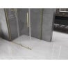Mexen Velar L плъзгаща се душ кабина 90 x 120 см, прозрачна, златна четкана - 871-090-120-03-55