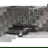Mexen Velar L плъзгаща се душ кабина 120 x 110 см, прозрачна, златна четка - 871-120-110-03-55