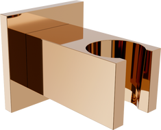 Mexen Cube държач за душ, розово злато - 79350-60