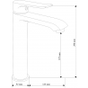 Mexen Pecos R05 душов комплект, хром - 72713R05-00