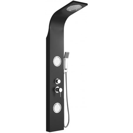 Mexen Gros панел за душ, черен - 7619-03-70