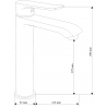 Mexen Pecos DF05 душов комплект, хром - 72714DF05-00