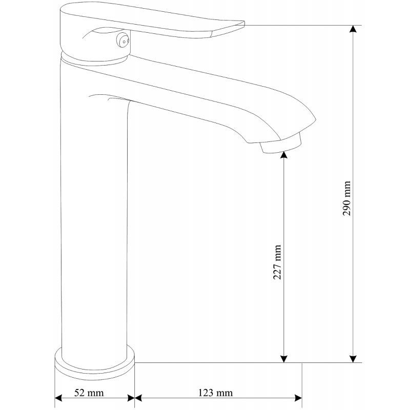 Mexen Pecos DS75 комплект за вана, хром - 72713DS75-00