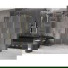 Mexen Velar L плъзгаща душ кабина 120 x 80 см, мат, златно четкано - 871-120-080-33-55