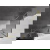 Mexen Velar L плъзгаща се душ кабина 120 x 80 cm, графит, златиста сатенена - 871-120-080-43-55