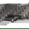 Mexen Velar L плъзгаща се душ кабина 120 x 120 cm, прозрачно, розово злато - 871-120-120-03-60