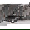 Сгъваема душкабина Mexen Velar L 120 x 80 см, прозрачна, розово злато - 871-120-080-03-60