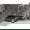 Mexen Velar L плъзгаща се душ кабина 100 x 100 см, матирана, розово злато - 871-100-100-33-60