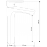 Mexen Kama DF05 душов комплект, черен - 72514DF05-70
