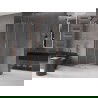 Mexen Velar L плъзгаща се душ кабина 120 x 120 см, прозрачна, четкан мед - 871-120-120-03-65