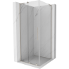 Mexen Velar L плъзгаща се душ кабина 120 x 120 см, прозрачна, матиран никел - 871-120-120-03-97