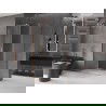 Mexen Velar L плъзгаща се душ кабина 120 x 110 см, прозрачна, четкана мед - 871-120-110-03-65