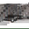 Mexen Velar L плъзгаща се душ кабина 120 x 80 см, матирано стъкло, четкана мед - 871-120-080-33-65