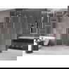 Mexen Velar L плъзгаща се душ кабина 120 x 70 см, прозрачна, четкан никел - 871-120-070-03-97