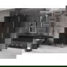 Mexen Velar L плъзгаща се душ кабина 120 x 80 см, графит, gun metal - 871-120-080-43-95