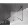 Mexen Velar L плъзгаща душ кабина 90 x 110 см, прозрачна, сив мат - 871-090-110-03-66