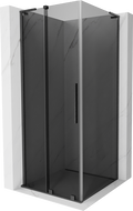 Mexen Velar L плъзгаща се душ кабина 120 x 120 cm, графит, четкан gun gray - 871-120-120-43-66