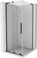 Mexen Velar L плъзгаща се душ кабина 120 x 120 см, прозрачна, черна - 871-120-120-03-70