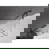Mexen Velar L плъзгаща се душ кабина 120 x 85 cm, прозрачна, черна - 871-120-085-03-70