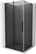 Mexen Velar L плъзгаща се душ кабина 100 x 120 cm, графит, черна - 871-100-120-43-70