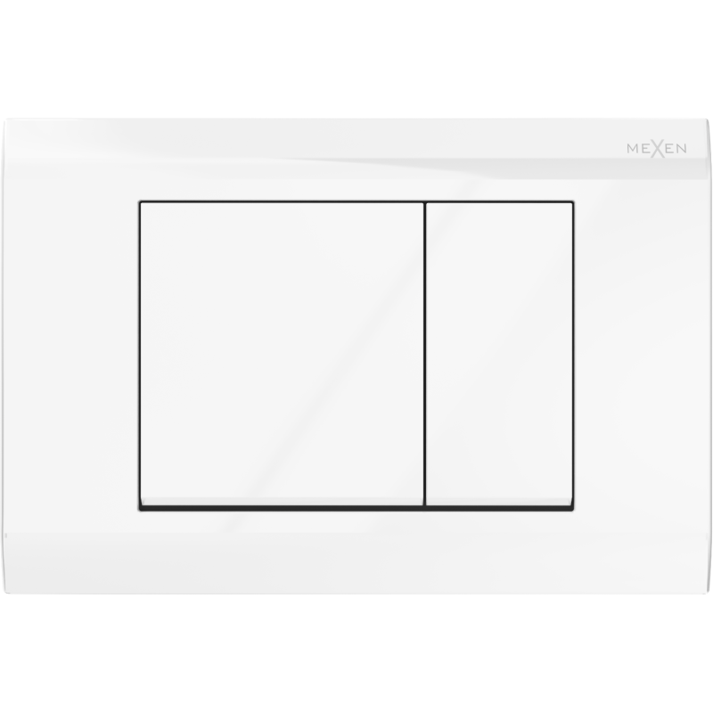 Mexen Fenix Air 01 пневматичен бутон за изплакване, бял гланц - 6A0100