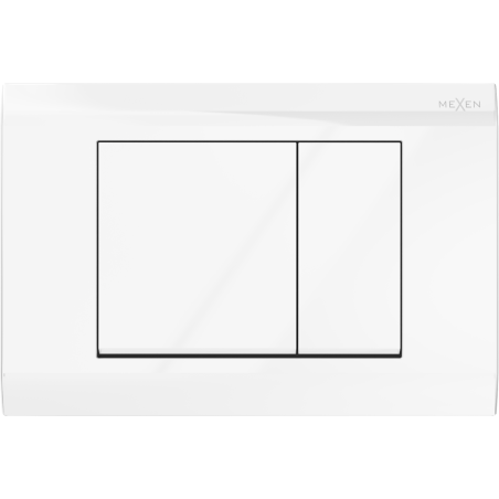 Mexen Fenix Air 01 пневматичен бутон за изплакване, бял гланц - 6A0100