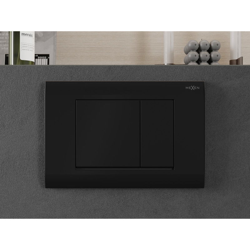 Mexen Fenix Air 01 пневматичен бутон за промиване, черен - 6A0103