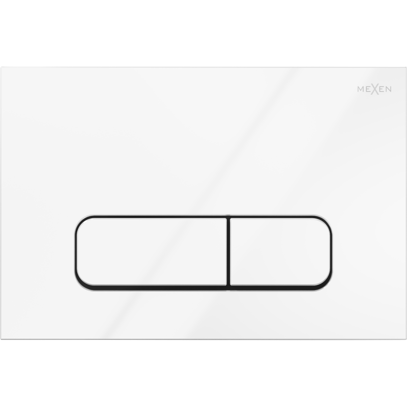 Mexen Fenix Air 02 пневматичен бутон за изплакване, бял гланц - 6A0200