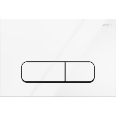 Mexen Fenix Air 02 пневматичен бутон за изплакване, бял гланц - 6A0200