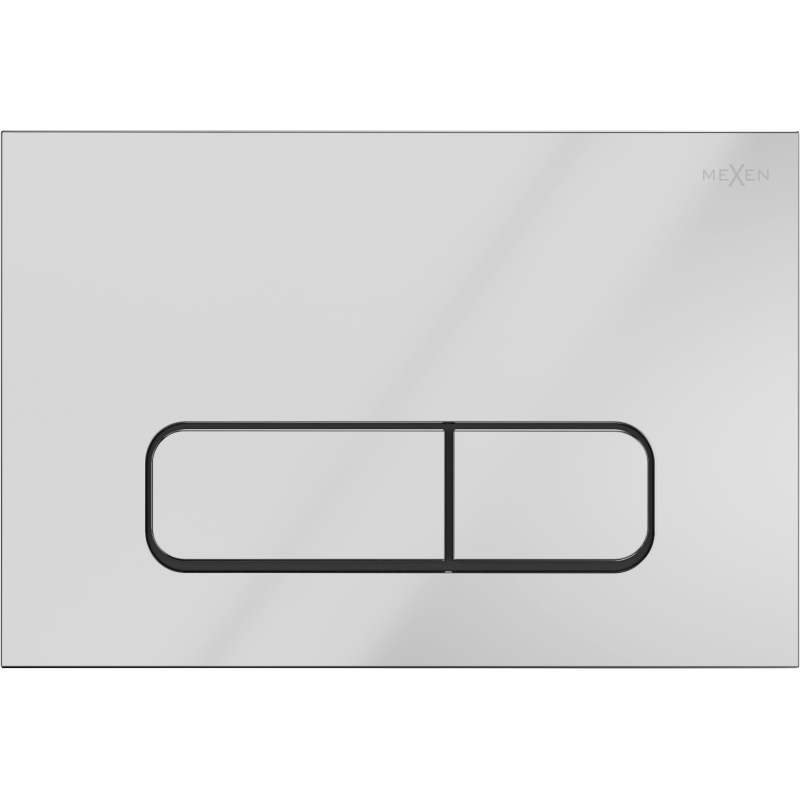 Mexen Fenix Air 02 пневматичен бутон за промиване, лъскав хром - 6A0201