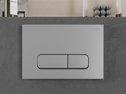 Mexen Fenix Air 02 пневматичен бутон за изплакване, матов хром - 6A0202