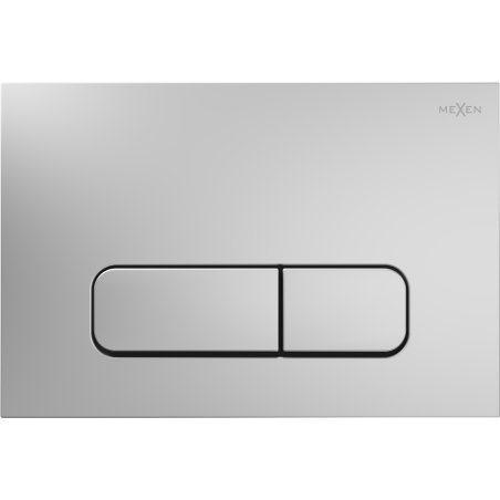 Mexen Fenix Air 02 пневматичен бутон за изплакване, матов хром - 6A0202