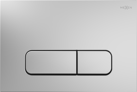 Mexen Fenix Air 02 пневматичен бутон за изплакване, матов хром - 6A0202