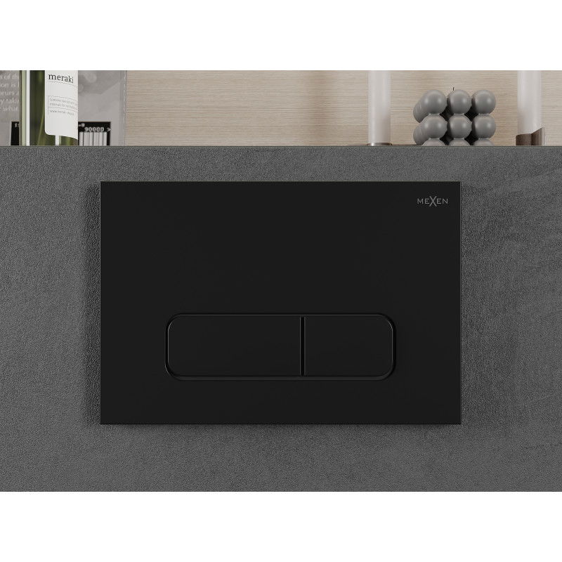 Mexen Fenix Air 02 пневматичен бутон за промиване, черен - 6A0203