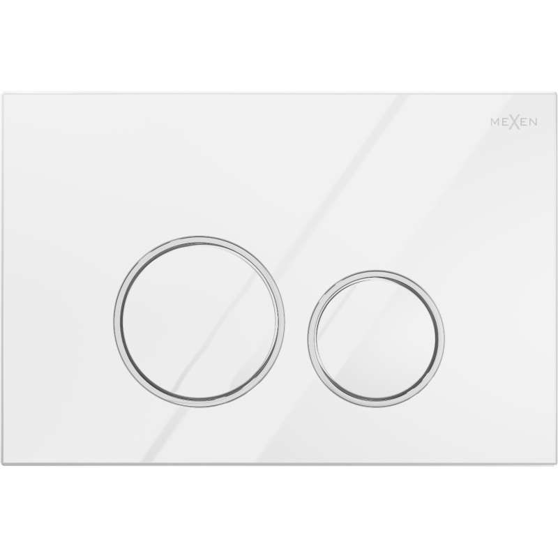 Mexen Fenix Air 05 пневматичен бутон за промиване, бял гланцов - 6A0500