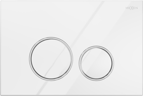 Mexen Fenix Air 05 пневматичен бутон за промиване, бял гланцов - 6A0500