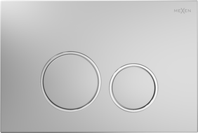 Mexen Fenix Air 05 пневматичен бутон за измиване, матов хром - 6A0502