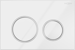 Mexen Fenix Air 07 XS пневматичен бутон за промиване, бял гланцов - 6A0700