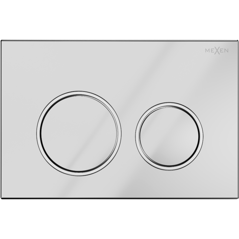 Mexen Fenix Air 07 XS пневматичен бутон за промиване, лъскав хром - 6A0701