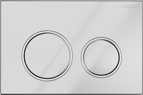 Mexen Fenix Air 07 XS пневматичен бутон за промиване, лъскав хром - 6A0701