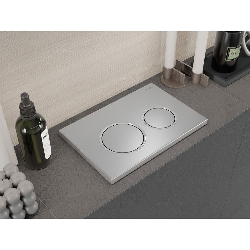 Mexen Fenix Air 07 XS бутон за пневматично промиване, матов хром - 6A0702